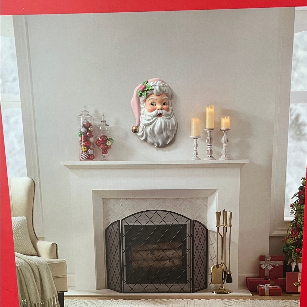 Martha Stewart Santa Claus, Figurine - White and pink musical - Picture 7 of 14